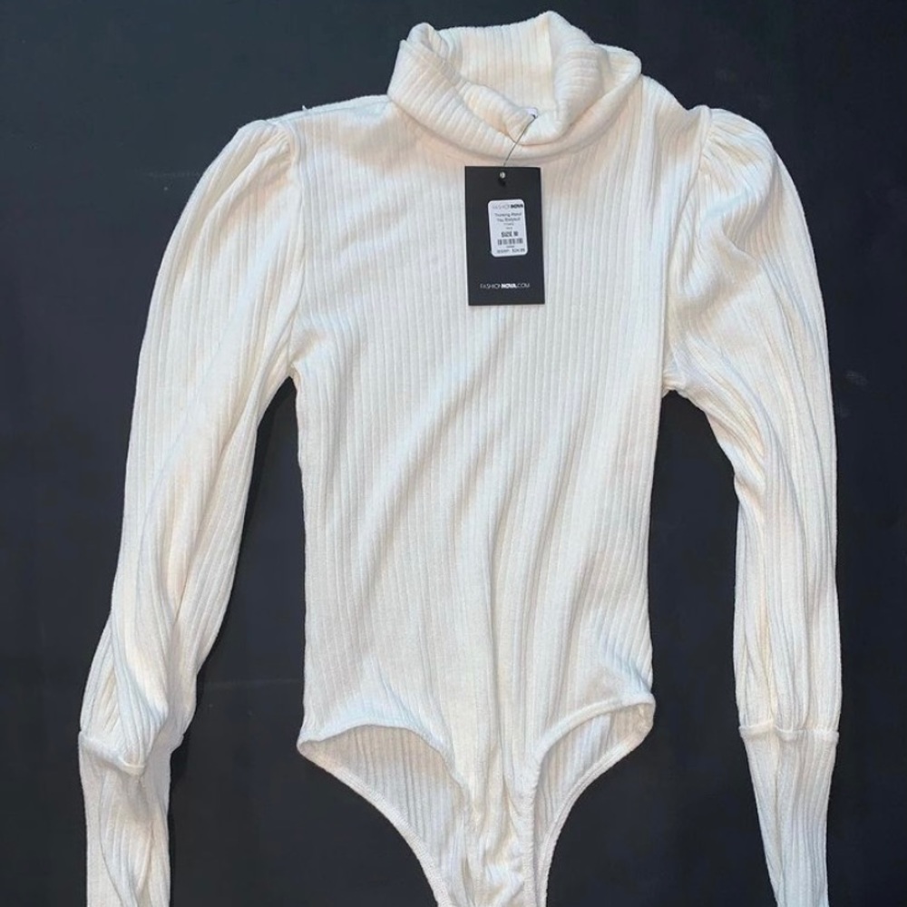 NET Fashion Nova White Bodysuit
